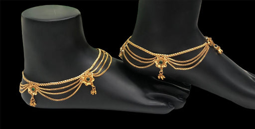 Anklets 3 layer Gold chain (FZ)