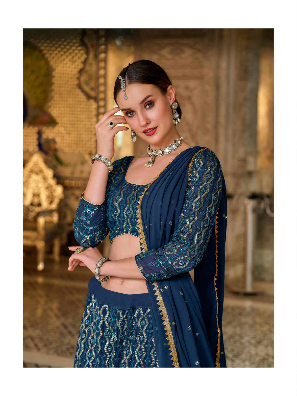 Curated Collection of Indian Designer Wear- Lehenga Set, Saree, Suits– Fabilicious  Fashion